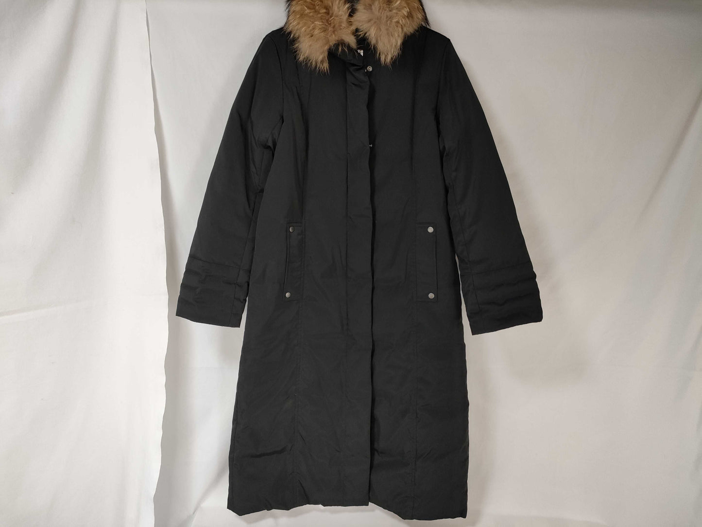 BURBERRY Nova Check Fur Down Jacket