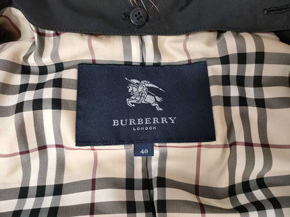 BURBERRY Nova Check Fur Down Jacket