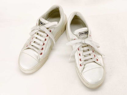 Miu Miu JE828C White Sneakers
