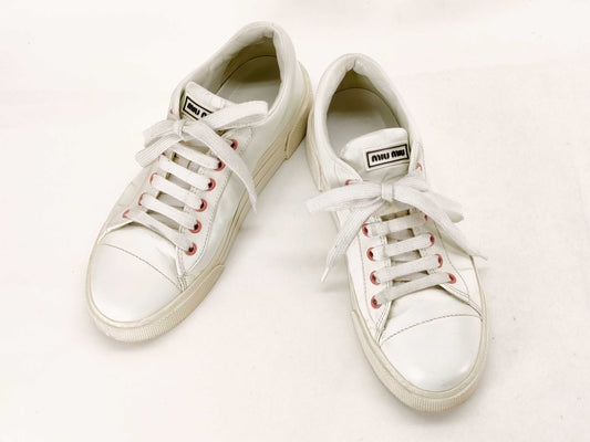 Miu Miu JE828C White Sneakers