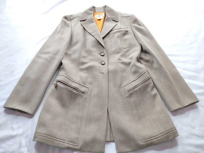HERMES tailored jacket 100% wool jacket