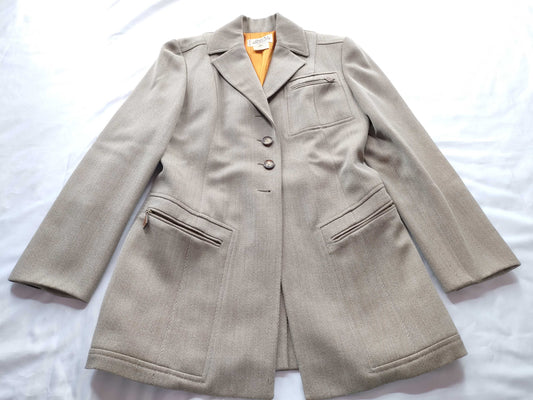 HERMES tailored jacket 100% wool jacket