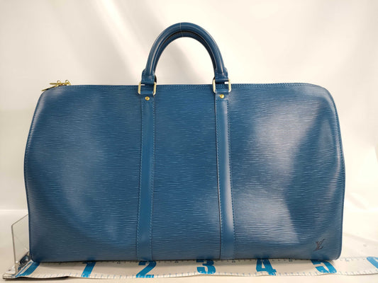 LOUIS VUITTON Epi Keepall 50 Boston Bag