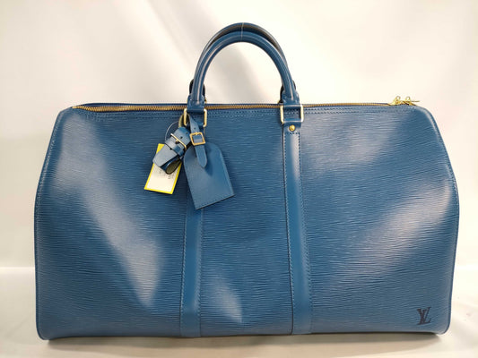LOUIS VUITTON Epi Keepall 50 Boston Bag