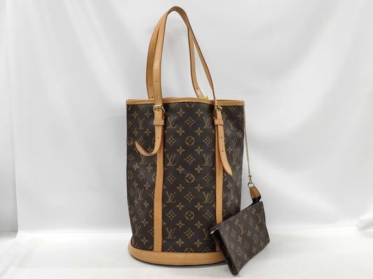 LOUIS VUITTON Monogram Bucket GM Tote Bag