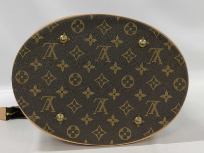 LOUIS VUITTON Monogram Bucket GM Tote Bag