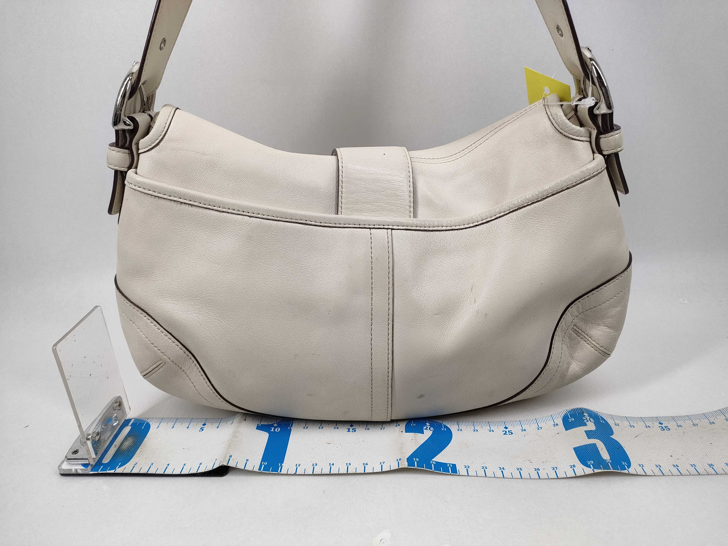 COACH 9248 White One Shoulder Internal Signature Shoulder Bag