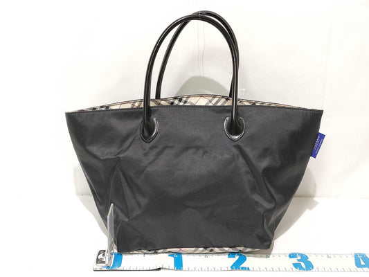 BURBERRY Blue Label Nova Check Handbag Boat-Shaped Tote Bag