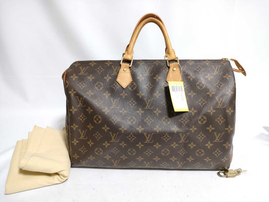 LOUIS VUITTON Monogram M41522 Speedy 40 Boston Bag