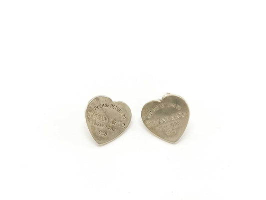 Tiffany & Co. Heart Earrings, SV925, 3.4g