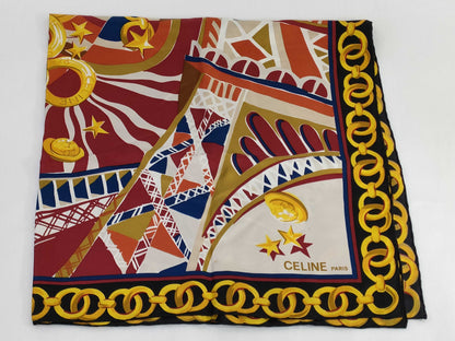 CELINE Chain/Accessory Pattern Scarf