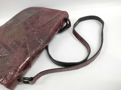 Yves Saint Laurent Patchwork Crocodile Shoulder Bag