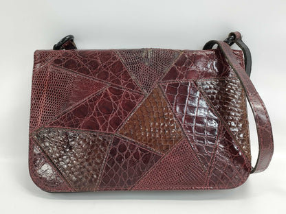 Yves Saint Laurent Patchwork Crocodile Shoulder Bag