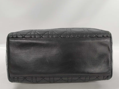 Dior Lady Dior Leather/Hand Handbag