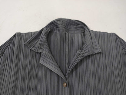 ISSEY MIYAKE Pleats Please Jacket, Cut and Sewn, Long Sleeve Jacket