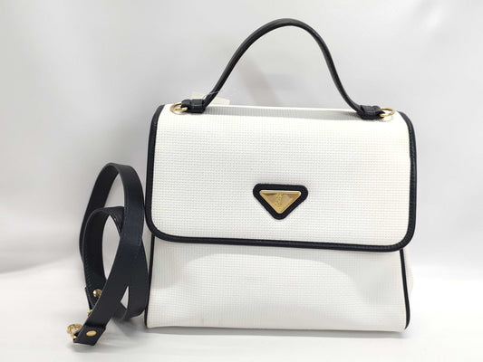 Yves Saint Laurent logo 2-way handbag