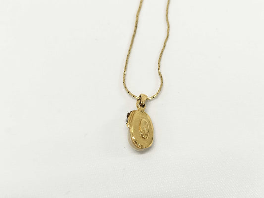 SAINT LAURENT faux pearl necklace