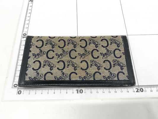 CELINE C Macadam Canvas Long Wallet