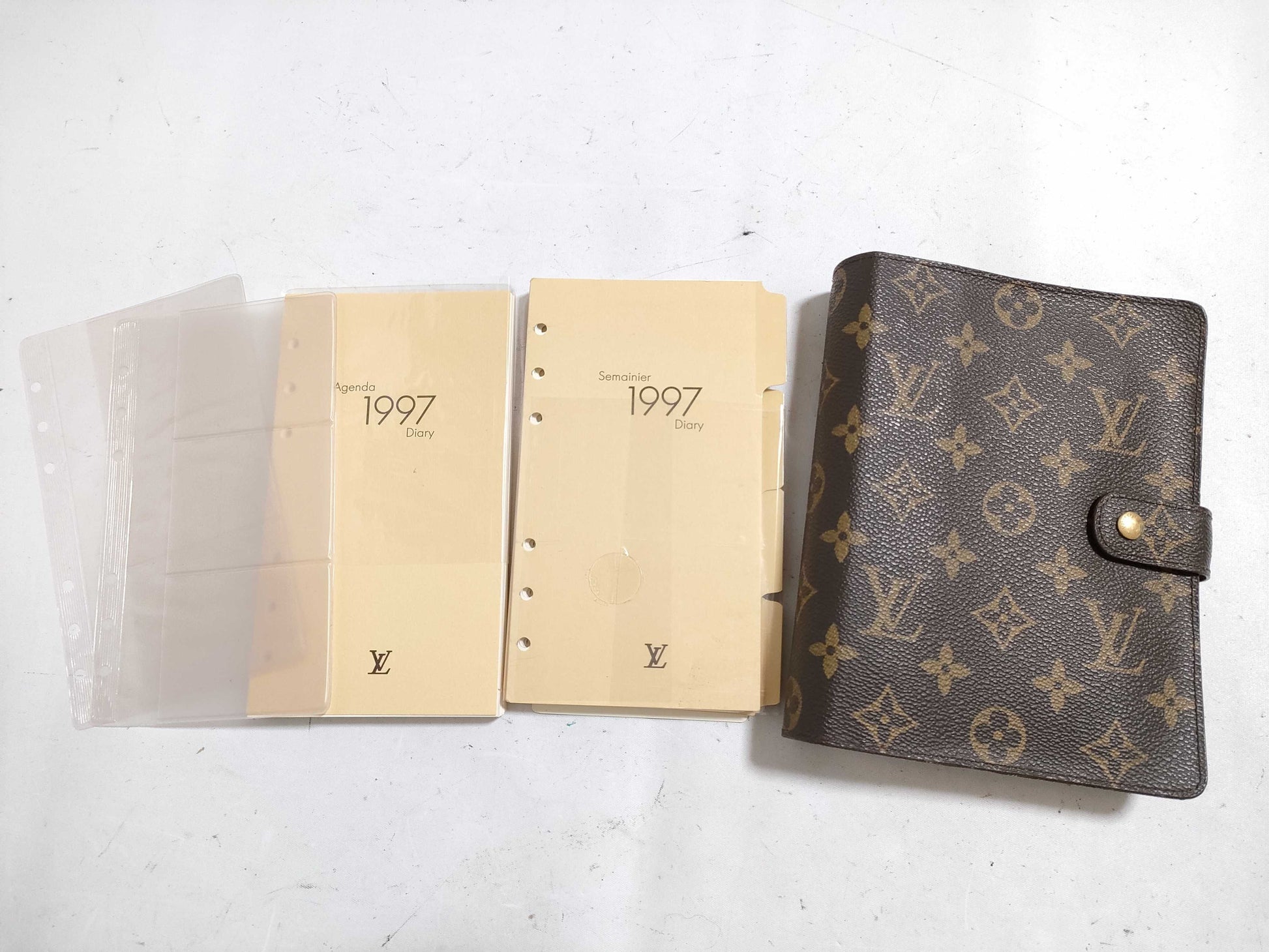 LOUIS VUITTON Monogram R20106 Agenda GM Notebook Cover