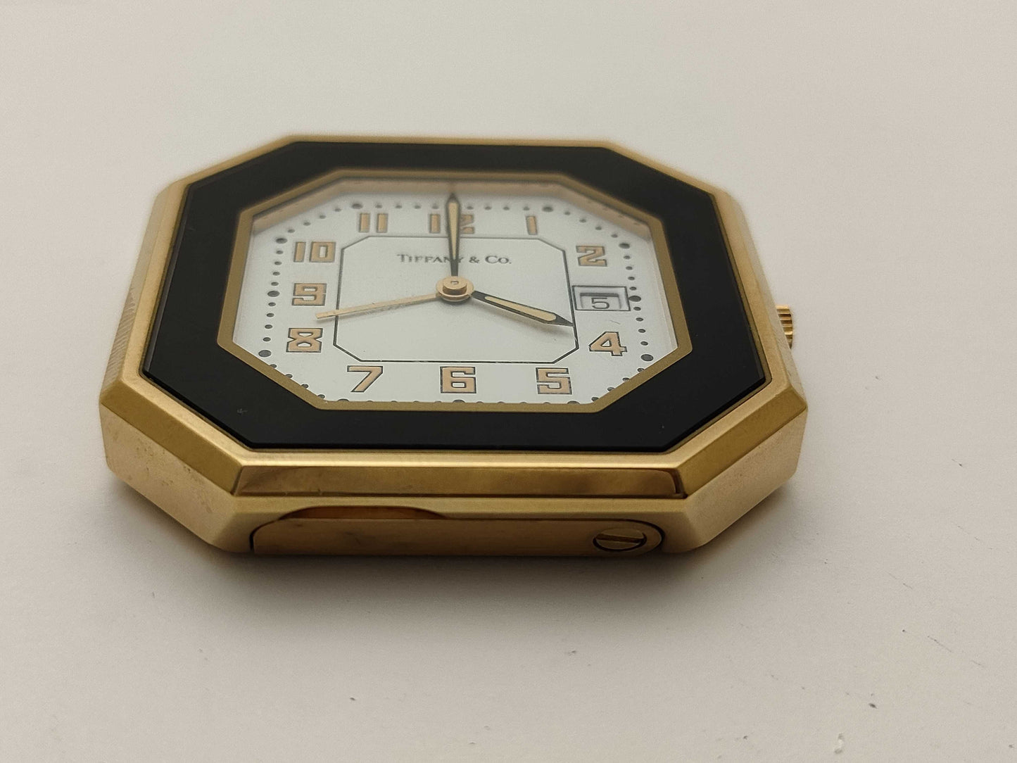 Tiffany&Co. Tiffany&Co. Travel Clock Immovable Table Clock