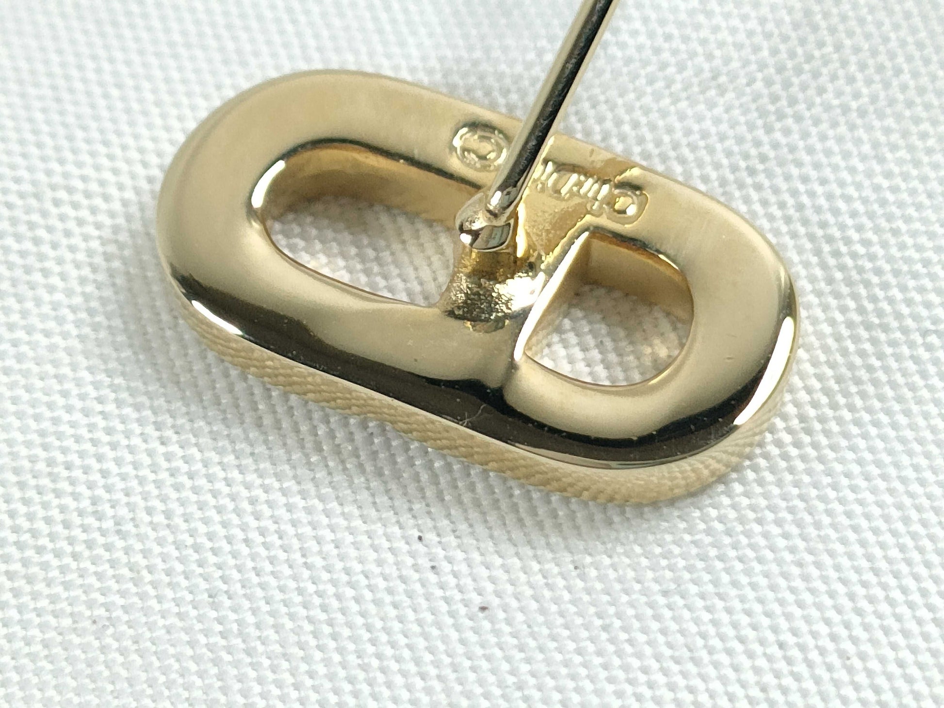 Dior pin brooch CD logo brooch