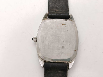 OMEGA De Ville Silver Dial Stainless Steel x Leather/Hand-Wound Women's Watch