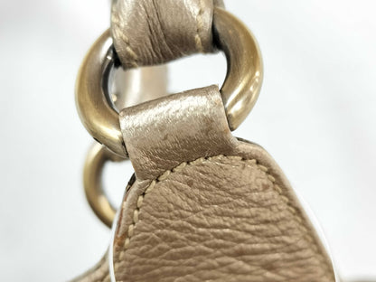 Salvatore Ferragamo Gancini EE21-A069 Beige Handbag
