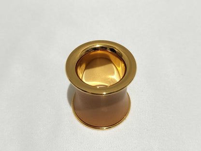 HERMES Scarf Ring Leather Other Accessories