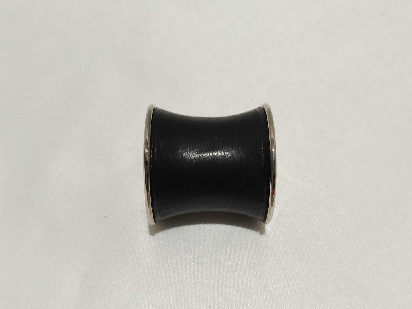 HERMES Scarf Ring Leather Other Accessories
