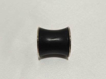 HERMES Scarf Ring Leather Other Accessories
