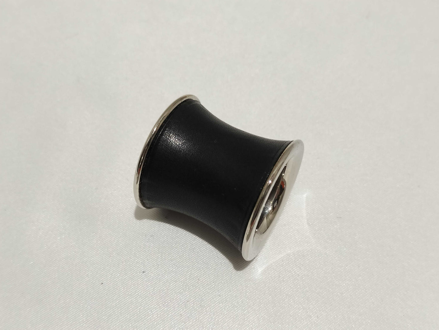 HERMES Scarf Ring Leather Other Accessories