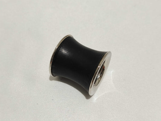 HERMES Scarf Ring Leather Other Accessories