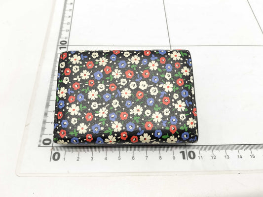 Miu Miu Tri-fold Wallet Floral Leather Wallet
