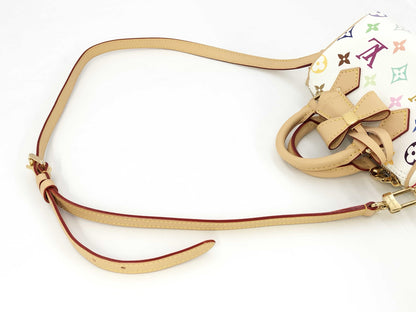 LOUIS VUITTON Monogram Multicolor Speedy Nano Shoulder Bag by Takashi Murakami