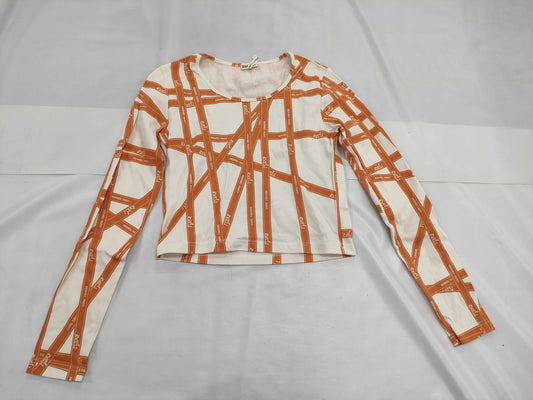 HERMES Ribbon Long Shirt Tops
