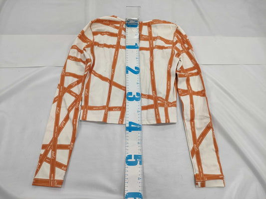 HERMES Ribbon Long Shirt Tops