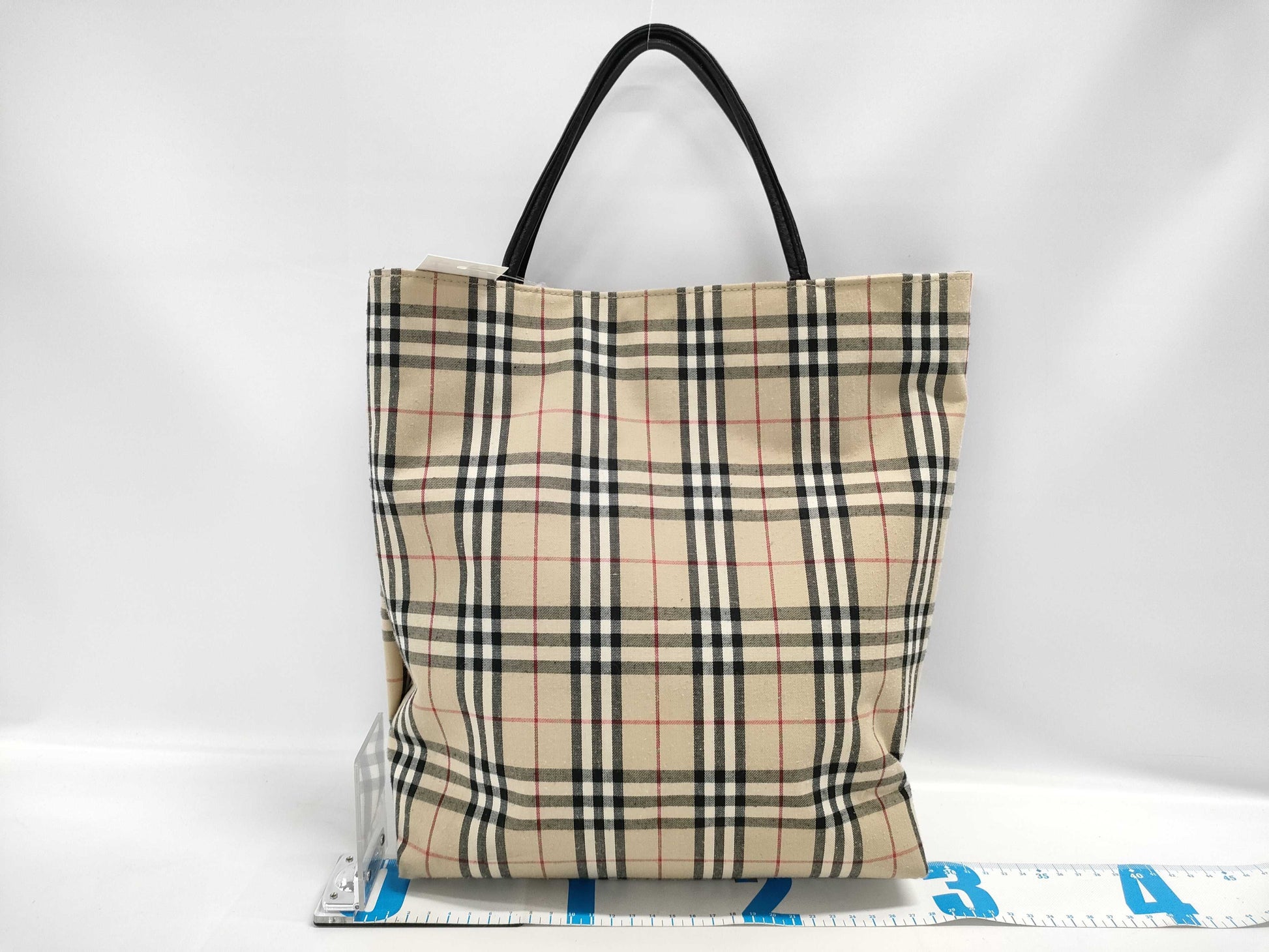 BURBERRY Nova Check Tote Bag