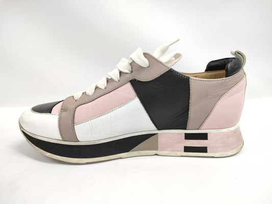 HERMES leather sneakers