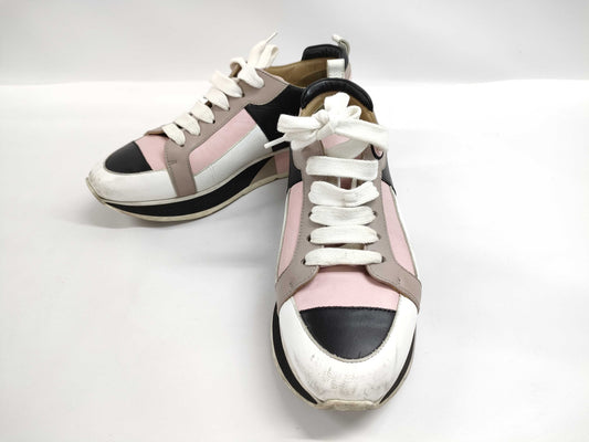 HERMES leather sneakers