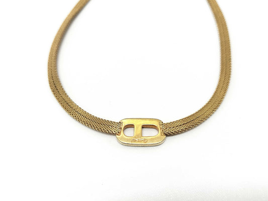 Dior CD logo choker necklace