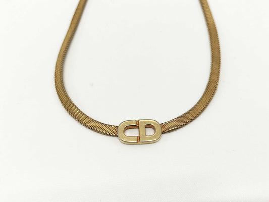 Dior CD logo choker necklace