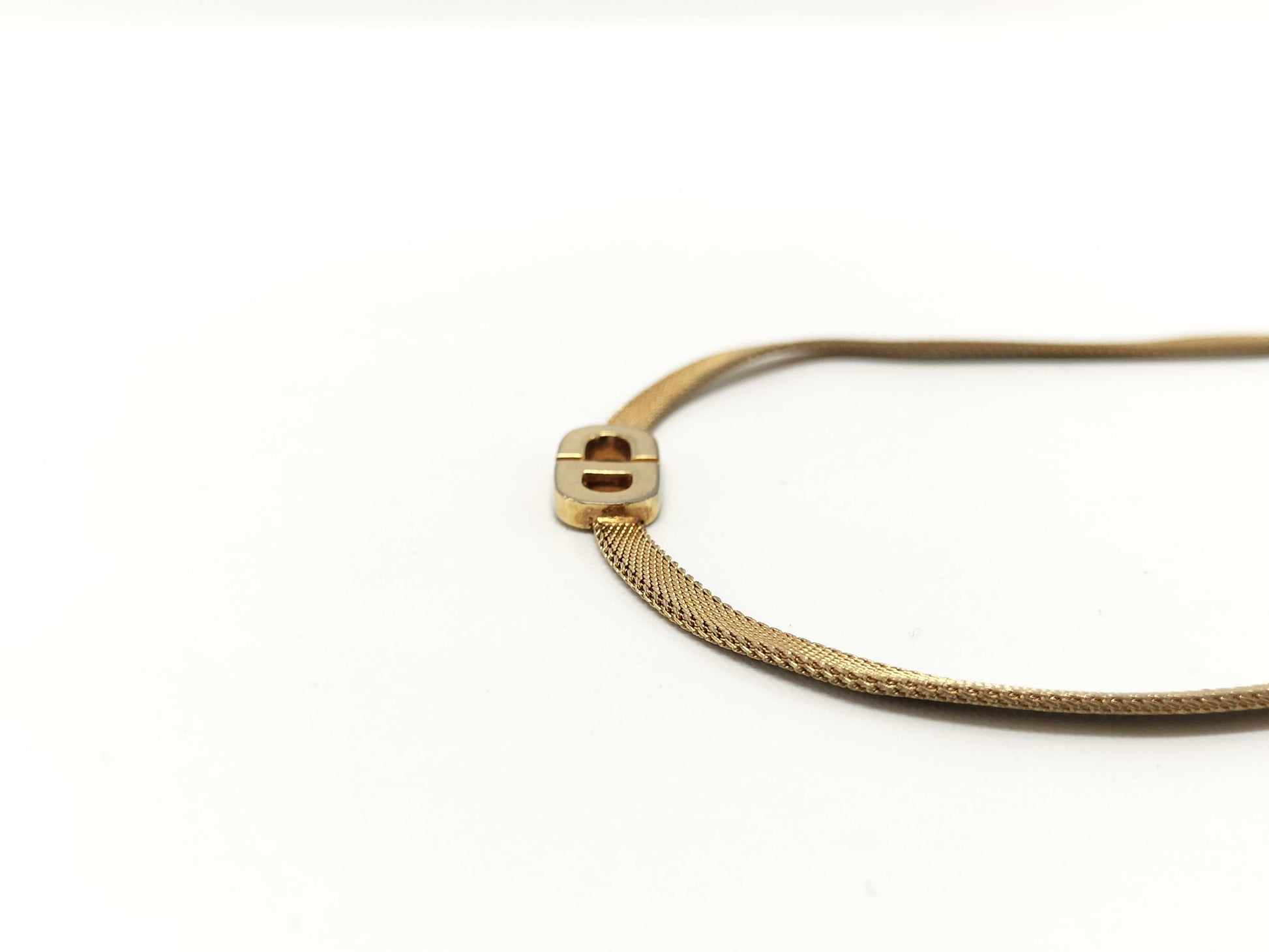 Dior CD logo choker necklace