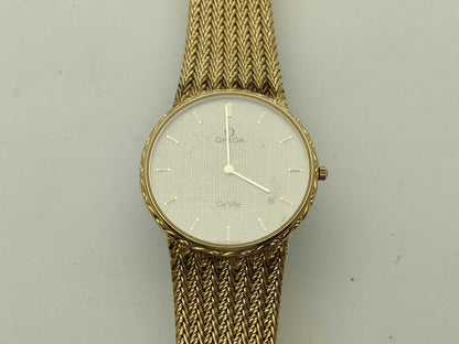 OMEGA Devil Mesh Bracelet GP Quartz Women's Watch