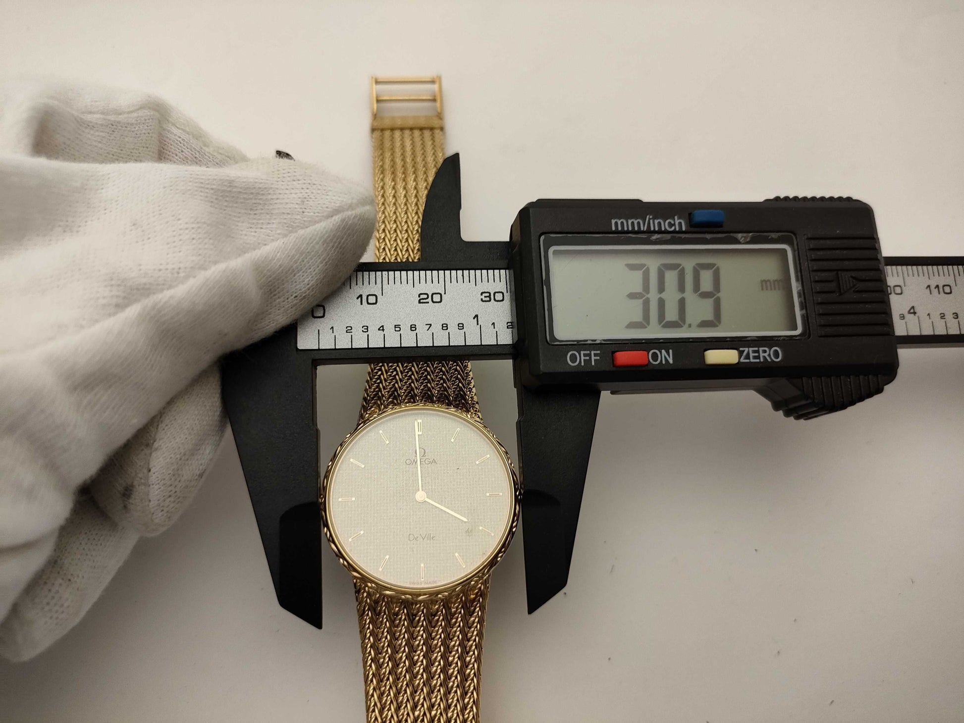 OMEGA Devil Mesh Bracelet GP Quartz Women's Watch