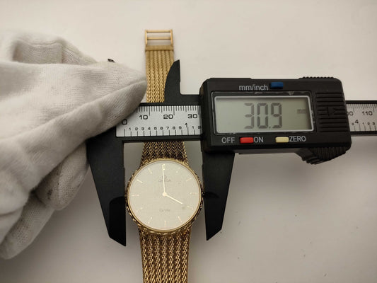 OMEGA Devil Mesh Bracelet GP Quartz Women's Watch