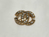 CHANEL Coco Mark Brooch/Coco Mark/Rhinestone/Stone Missing Brooch