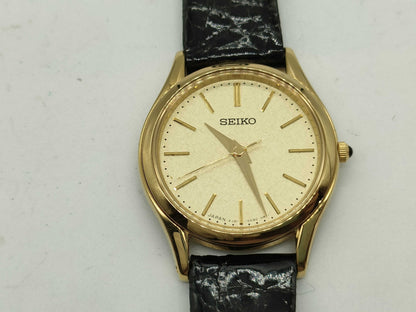 SEIKO 4j41-0am0 Champagne Dial Women's Watch