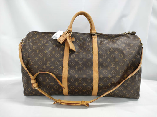 LOUIS VUITTON Monogram M41412 Keepall Bandouliere 60 Boston Bag
