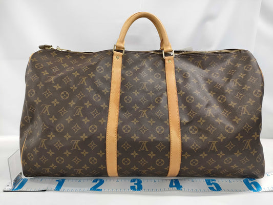 LOUIS VUITTON Monogram M41412 Keepall Bandouliere 60 Boston Bag