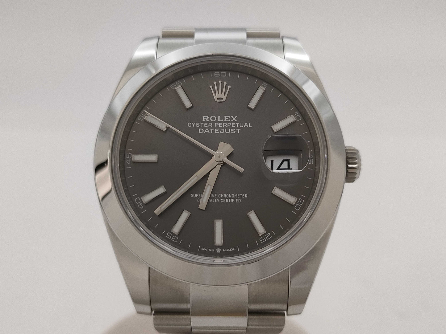 ROLEX 126300 42C1S389 Slate Dial Men's Watch